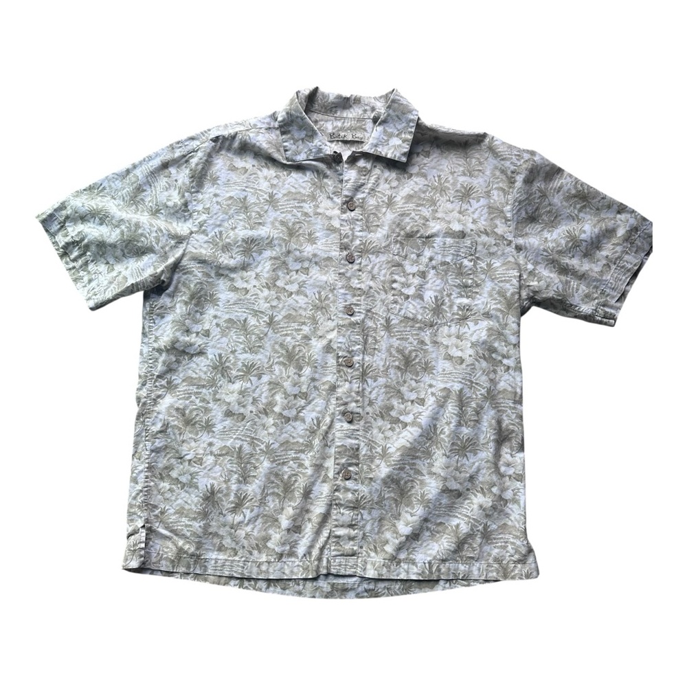 Men’s Batik Bay floral shirt Size Large Hawaiian‎ Party Tiki